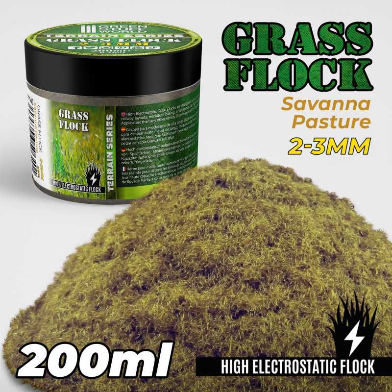 Static Grass Flock 2-3mm - SAVANNA PASTURE - 200 ml | 2-3mm static grass Static Grass Flock 2-3mm - SAVANNA PASTURE - 200 ml | 2-3mm static grass