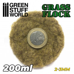 Static Grass Flock 2-3mm - SAVANNA PASTURE - 200 ml | 2-3mm static grass