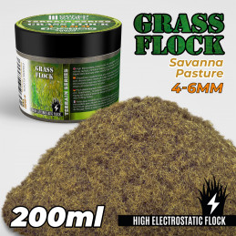 Cesped Electrostatico 4-6mm - SAVANNA PASTURE - 200ml Cesped 4-6 mm