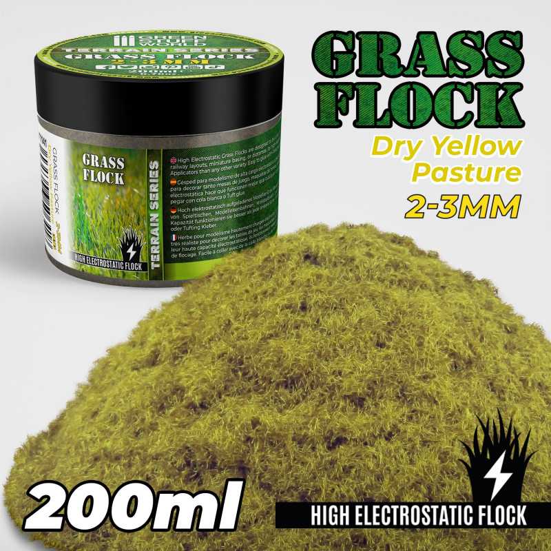 Cesped Electrostatico 2-3mm - DRY YELLOW PASTURE - 200ml Cesped 2-3 mm