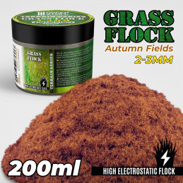 Cesped Electrostatico 2-3mm - AUTUMN FIELDS - 200ml Cesped 2-3 mm