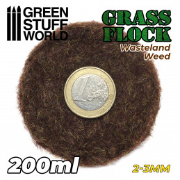 Cesped Electrostatico 2-3mm - WASTELAND WEED - 200ml Cesped 2-3 mm