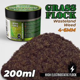 Elektrostatisches Gras 4-6mm - WASTELAND WEED - 200 ml