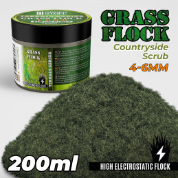 Cesped Electrostatico 4-6mm - COUNTRYSIDE SCRUB - 200ml Cesped 4-6 mm