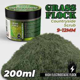Elektrostatisches Gras 9-12mm - COUNTRYSIDE SCRUB - 200 ml