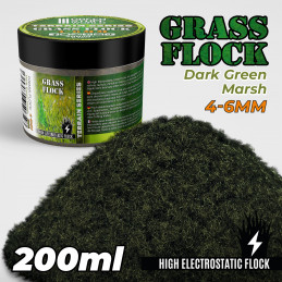 Herbe Statique 4-6mm- DARK GREEN MARSH - 200ml | Herbe 4-6 mm