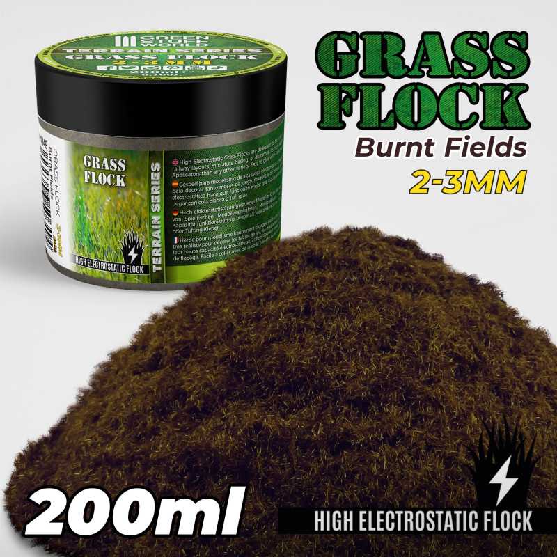 Herbe Statique 2-3mm- BURNT FIELDS - 200ml | Herbe 2-3 mm