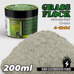 Cesped Electrostatico 4-6mm - WINTERFALL GRASS - 200ml Cesped 4-6 mm