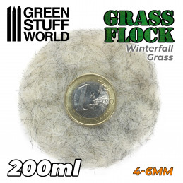 Cesped Electrostatico 4-6mm - WINTERFALL GRASS - 200ml Cesped 4-6 mm