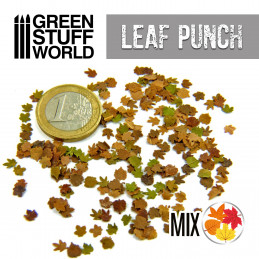 Miniature Leaf Punch GREY | Medium 1/35-1/43-1/48