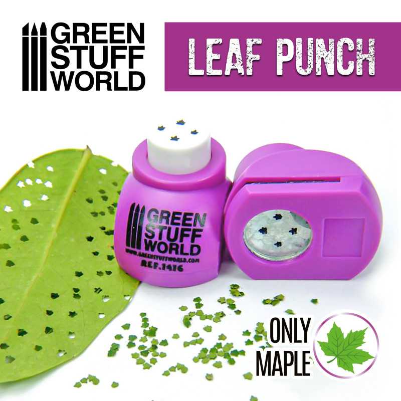 Miniature Leaf Punch MEDIUM PURPLE | Small 1/43-1/48-1/65