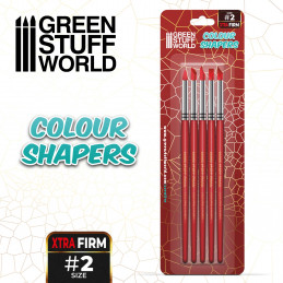 Modellierpinsel - Colour Shaper - Grösse 2 - EXTRA FIRME | Modellierpinsel