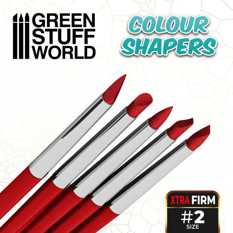 Colour Shapers Brushes SIZE 2 - BLACK EXTRA FIRM