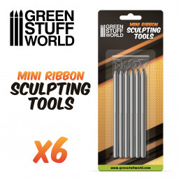 6 Pcs Outils De Sculpture MINI en Aluminium | Outils en Métal