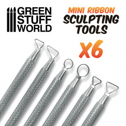 6 Pcs Outils De Sculpture MINI en Aluminium | Outils en Métal