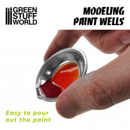Modelling Paint Wells x6 | Paint Accesories