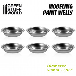 Puits de Modelisme x6 | Accessoires de Peinture