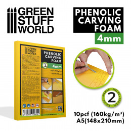 Phenolic Carving Foam 4mm | Carving Foam 4mm