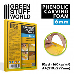 Phenolic Carving Foam 6mm | Carving Foam 6mm