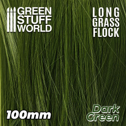 Erba Lunga 100mm - VERDE SCURO | Erba Lunga