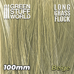 Herbe longue 100mm - Beige | Herbe longue