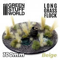 Langes Gras Flock 100mm - Beige