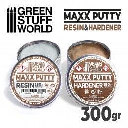 Epoxid-Spachtelmasse MAXX PUTTY 300gr | Kitte und Materialien