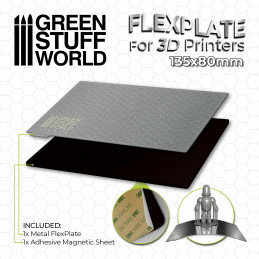 Placas flexibles para impresoras 3D - 135x80mm Placas de impresion flexibles