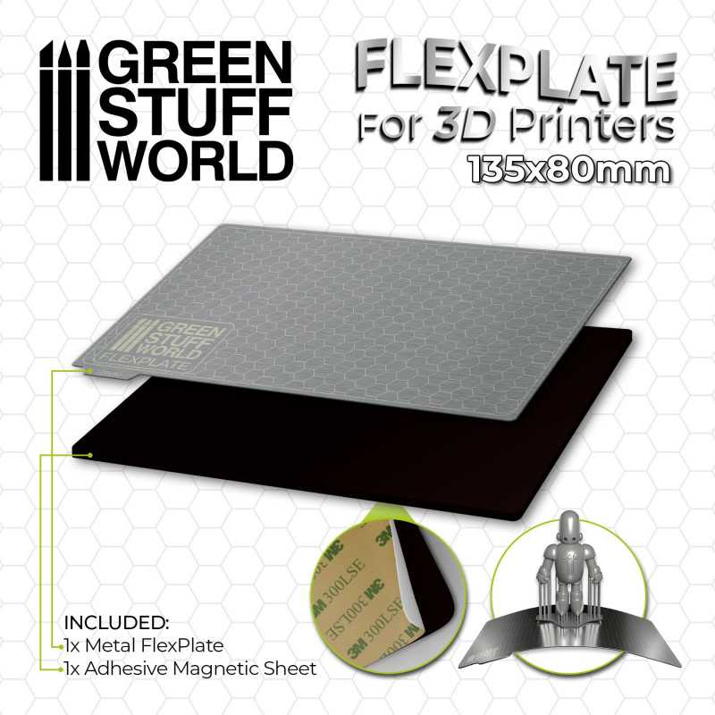 Flexplatten für 3d-Drucker - 135x80mm | Flexplatten Flexible Druckplatten für 3d Druckers