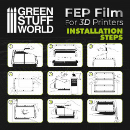 Pellicola FEP 200x140mm (pack x2) | Film FEP