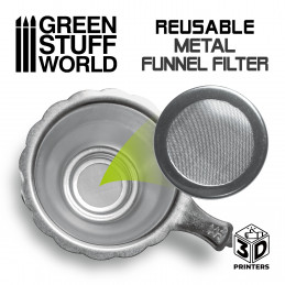Reusable metal resin filter | 3D Printer Accessories