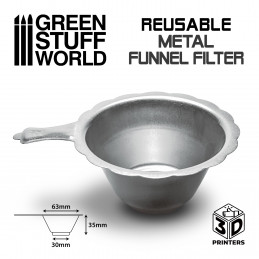 Reusable metal resin filter | 3D Printer Accessories