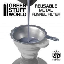Reusable metal resin filter | 3D Printer Accessories