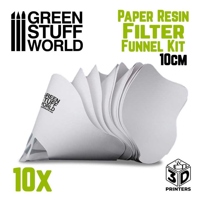 Paper resin filter funnel kit 10cm | 3D Printer Accessories
