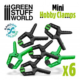 Mini hobby clamps x6 | Modeling tweezers