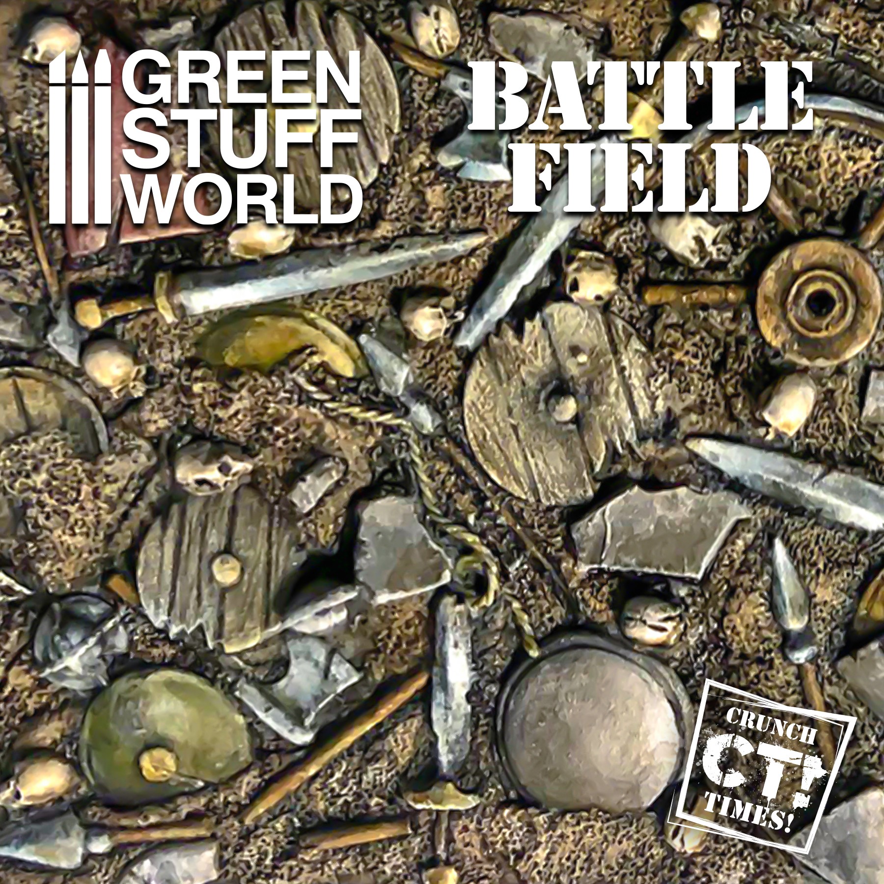 Battlefield Plates Basing Scatter Scenery for Miniature Bases Warhammer 40k 