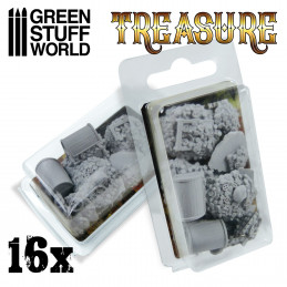 16x Resin Treasure Pieces | Fantasy furniture and scenery