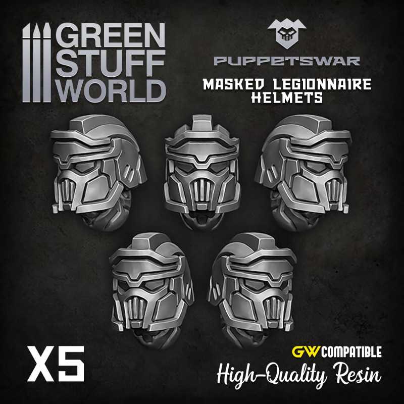 Masked Legionnaire helmets | Resin items