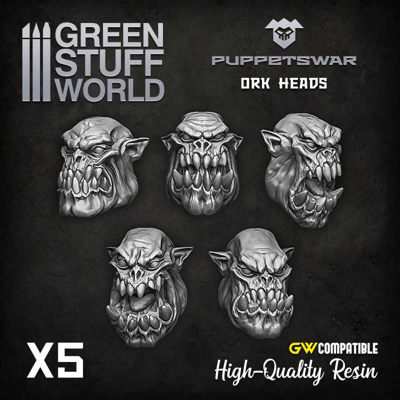 Orc Heads | Resin items