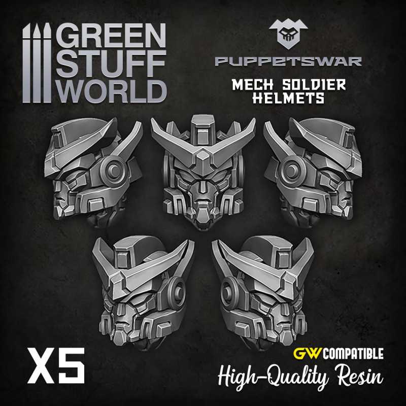 Mech Soldier helmets | Resin items