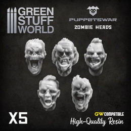 Zombie heads 2 | Resin items