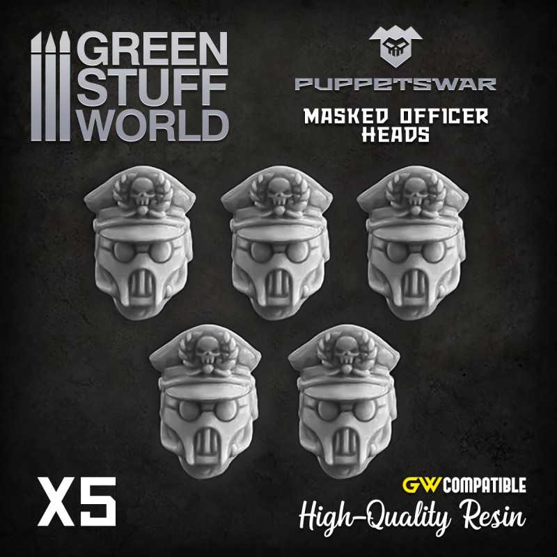 Masked Officer heads | Resin items