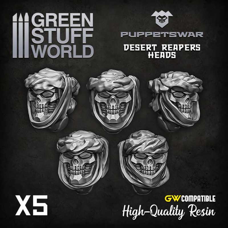 Desert Reapers heads | Resin items