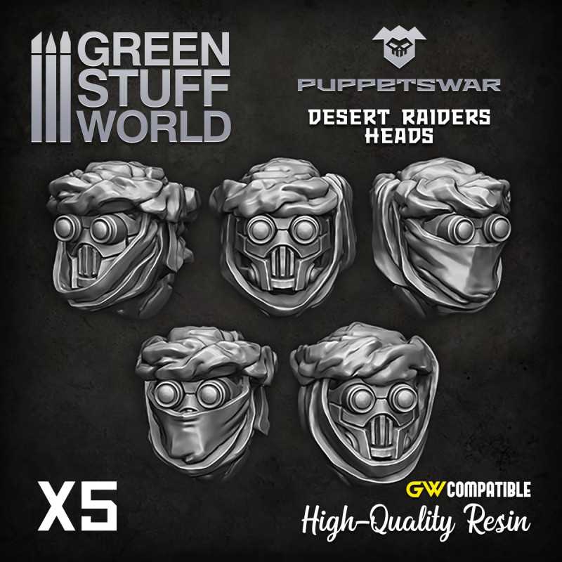 Desert Raiders heads | Resin items