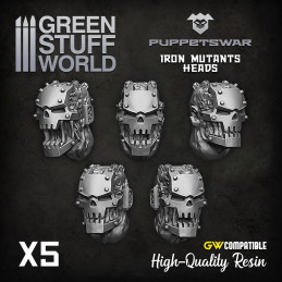Iron Mutants Heads