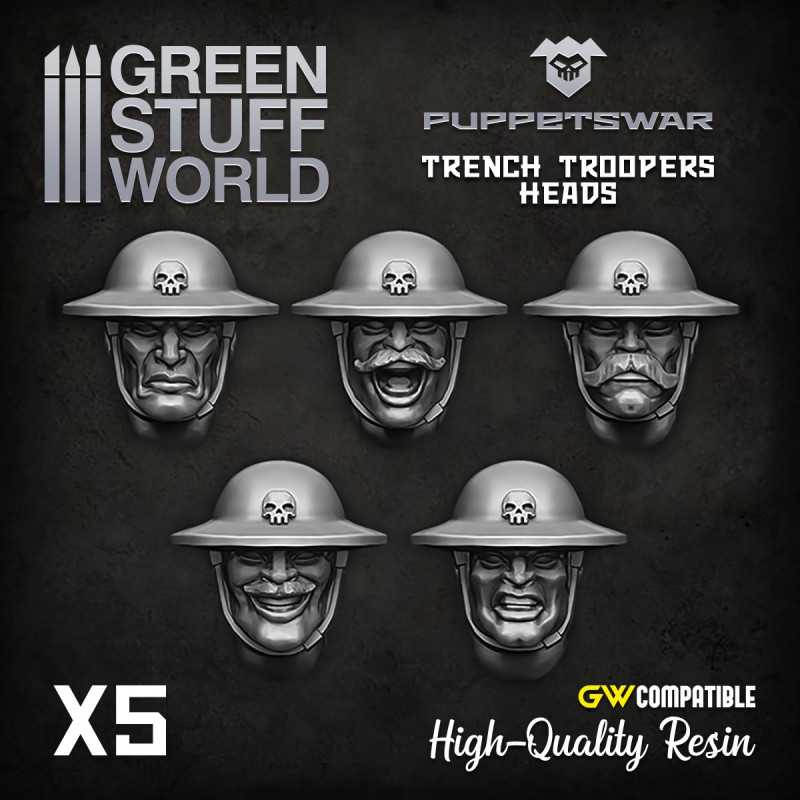 Trench Troopers heads | Resin items