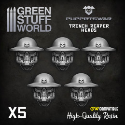 Trench Reaper heads | Resin items