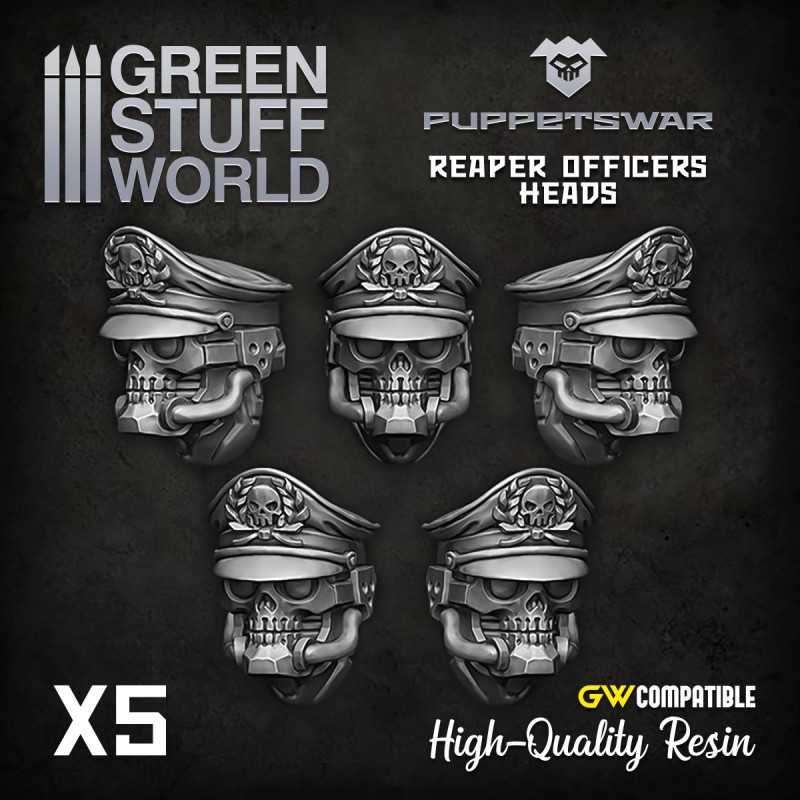 Reaper Officers heads | Resin items