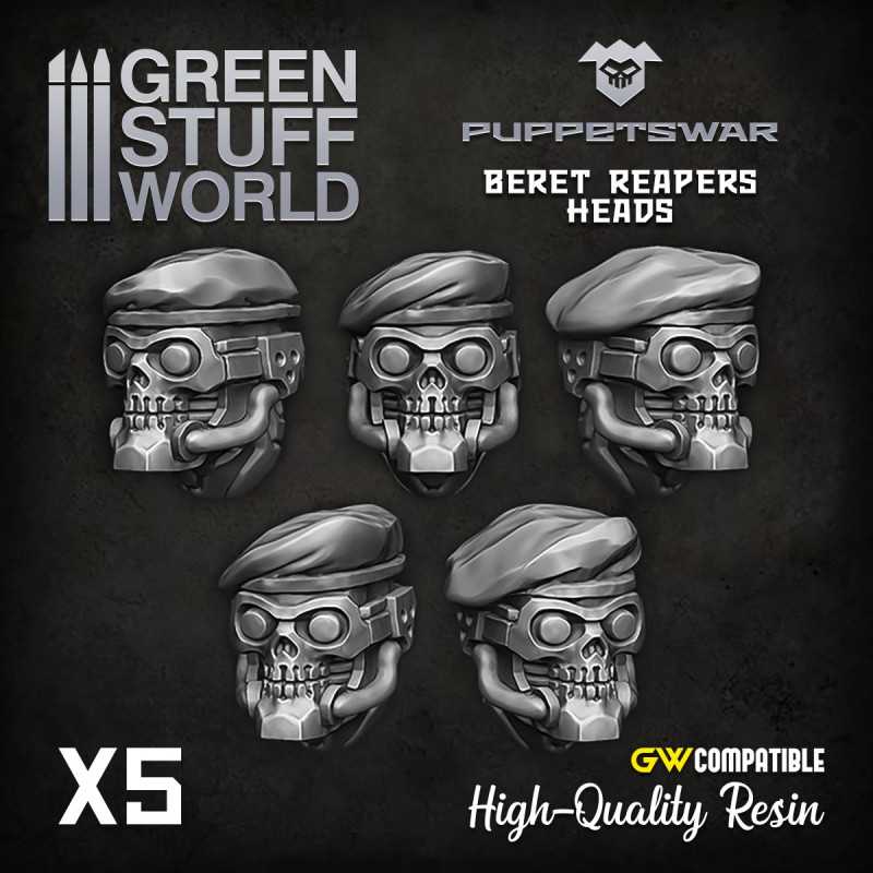 Beret Reapers heads | Resin items