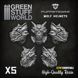 Wolf Helmets | Resin items